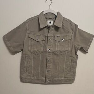 G-Star Arc Jacket Cruise Stretch Canvas S/S Women's Size M Worn in Berge $180